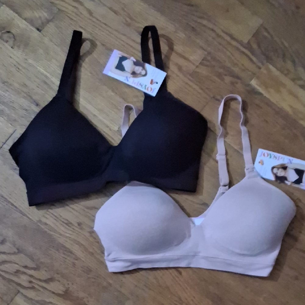 Joyspun Bra Set Of 2 Black Nude Nursing